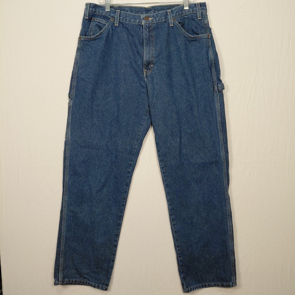 Vintage Dickies Carpenter Jeans Mens Size 36x32 Y2K‎  Wide Leg Workwear Skater